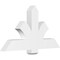 Ekena Millwork Redmond Architectural Grade PVC Gable Bracket, 48"W x 26"H x 4"D x 6"F, 13/12 Pitch GBP048X26X0406RED00 - alternate 1